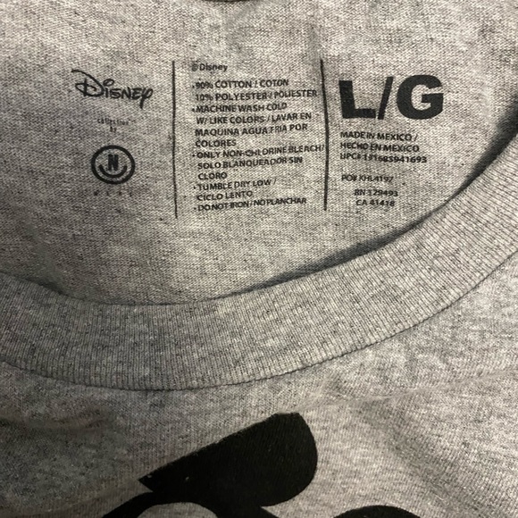 EUC Disney Mickey Mouse Neff T-shirt Gray Size Large - Picture 7 of 7